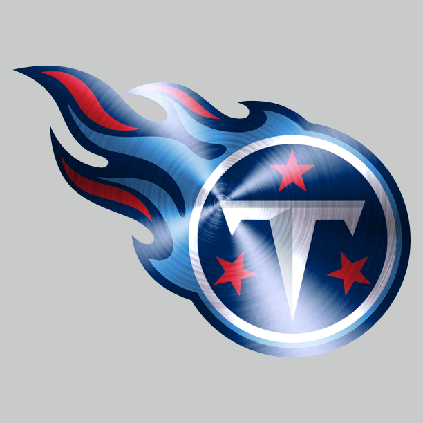 Tennessee Titans Stainless steel logo vinyl decal